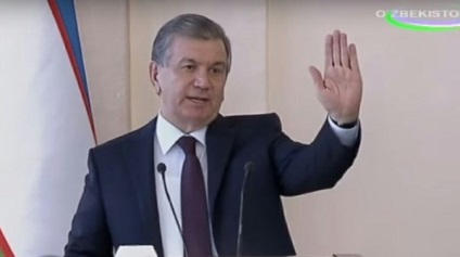 Președintele Uzbekistanului privind procedura de nunți
