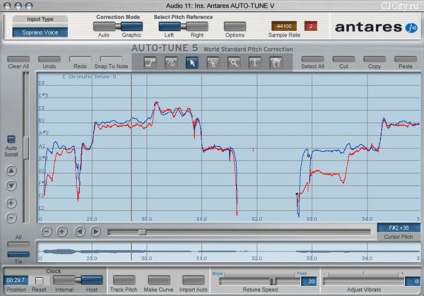 Programul pentru procesarea vocii - antares autotune 5