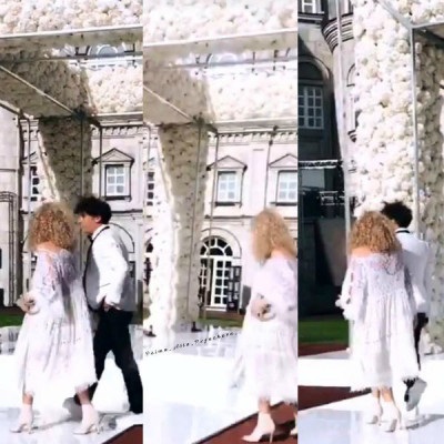 Pugacheva și vedetele de galkin au făcut o plimbare la nunta nepralului