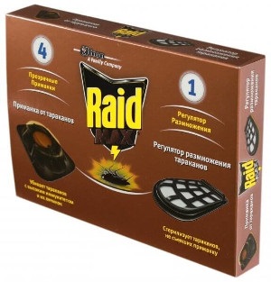 Raid din capcanele de gandaci si aerosoli impotriva insectelor