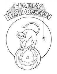 Colorarea pentru Halloween (Halloween fericit)