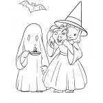 Colorează dovleci de Halloween, personaje de basm și măști