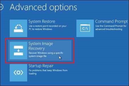 Backup și restaurarea imaginii sistemului în Windows 8