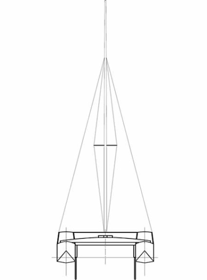 Construcția unui catamaran de navigație cu 6 metri