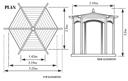 Arbore hexagonal cu desene și dimensiuni ale mâinilor proprii