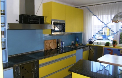 Kék konyha (fotó), amelyről választhat