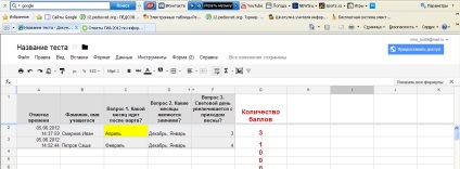 Crearea testelor folosind formularele Google