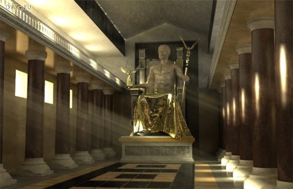 Statuia lui Zeus din Olympia este una dintre cele șapte minuni ale lumii antice