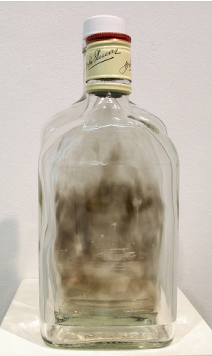Sticle de sticlă cu modele de fum