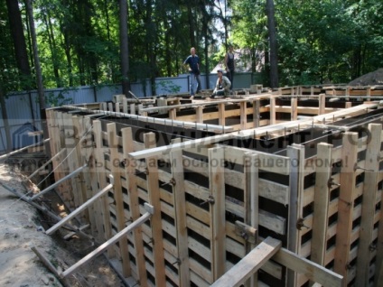 Construirea unui podea de subsol, fundație