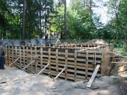 Construirea unui podea de subsol, fundație