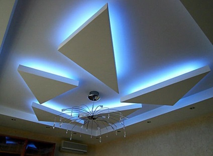 LED szalag a belső térben (fénykép 10 legjobb ötlet)