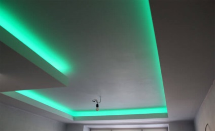 LED szalag a belső térben (fénykép 10 legjobb ötlet)