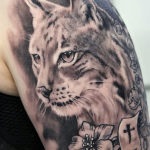 Lynx tatuaj, atrag atenția asupra ta, fotografii și schițe