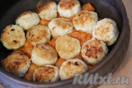 Meatballs în cuptor cu ciuperci - rețetă cu fotografie