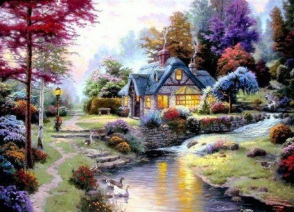 Thomas kinkade - artist de lumină - târg de meșteșugari - manual, manual