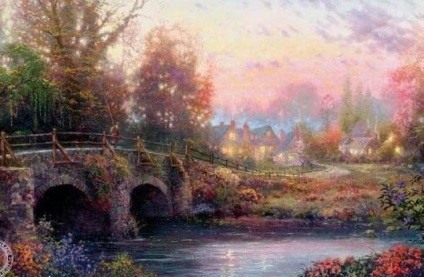 Thomas kinkade - artist de lumină - târg de meșteșugari - manual, manual