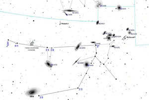 Tanulmányok navigáció a csillagos ég (mély-ég) - konstelláció veronica haj (com)