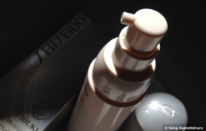 Emulsie hidratantă, netezirea suprafeței pielii - recenzii de hidratare shiseido ibuki