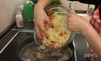 Ízletes otthoni borsch - lépésről-lépésre recept a fotóval