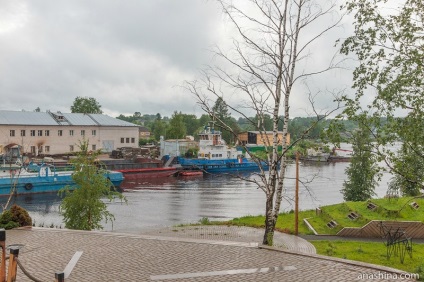 Art-hotel wardenclyffe volgo-balt a vytogra, a város panoráma a megfigyelő fedélzetről