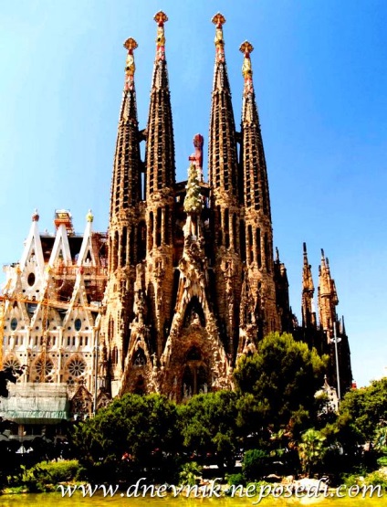 Arhitectura lui Antonio Gaudi, de neegalat, este arta lui Dumnezeu, jurnalul celor neconsumate