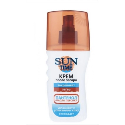 Spray de crema de soare Biocon după arsurile solare stabilește un bronz cu panthenol persie