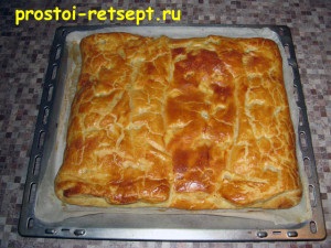 Fast pie cu șuncă și brânză, ușor de gătit!