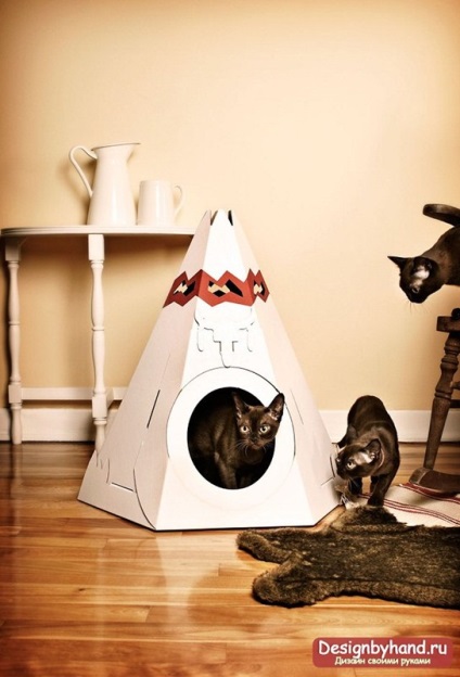 Casa mică pentru o pisică cu mâinile proprii cele mai bune idei cu fotografii pe bază de turn