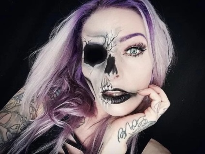 A haláláig, egy szörnyű make-up blogger, aki Halloween-sminket hozott egy új szintre