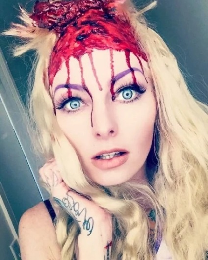 A haláláig, egy szörnyű make-up blogger, aki Halloween-sminket hozott egy új szintre