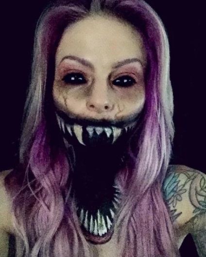 A haláláig, egy szörnyű make-up blogger, aki Halloween-sminket hozott egy új szintre