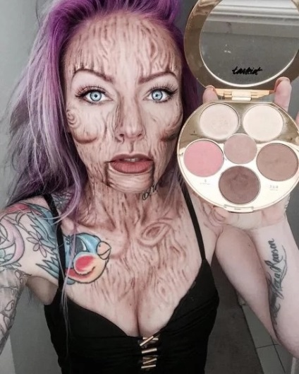 A haláláig, egy szörnyű make-up blogger, aki Halloween-sminket hozott egy új szintre