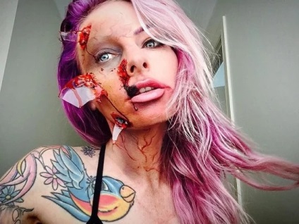 Până la moarte, un blogger îngrozitor de machiaj care a adus machiajul Halloween la un nou nivel
