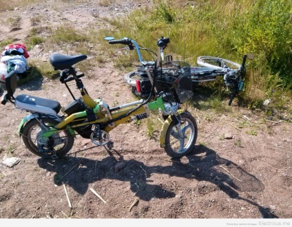 Motocicleta electrica ca transport turistic