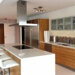 Șorț pentru bucătărie din materiale de sticlă, călită sau plexiglas, design
