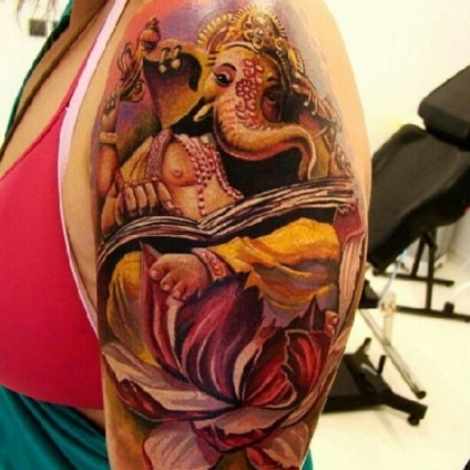 Fotografie și semnificația ganesha tatuaj