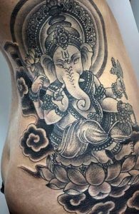Ganesha tetoválás, tattoofotos