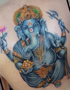 Ganesha tatuaj, tattoofot