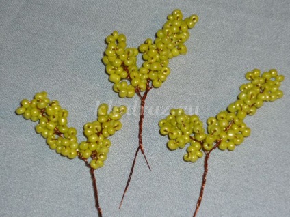 Gypsophila din clasa maestrilor de margele cu fotografie pas-cu-pas