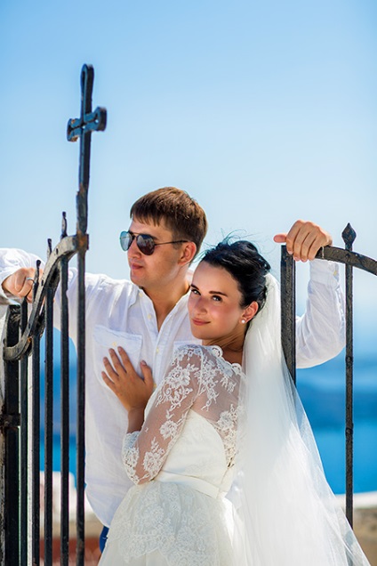 Görög esküvő az Oxana és Denis olvasók, hello! Oroszország