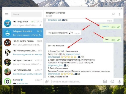 Cum să găsiți un bot într-o telegramă, căutați un bot de telegrame