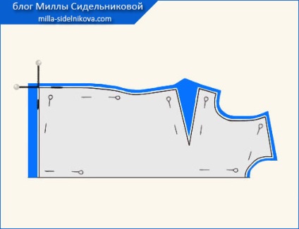 Как да прехвърля модела на контурите на двойката (симетрична) парче нарязани