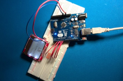 Cum se conectează ecranul lcd pentru Nokia 5110 la arduino