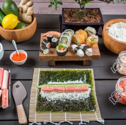 Cum să mănânci sushi și rulouri