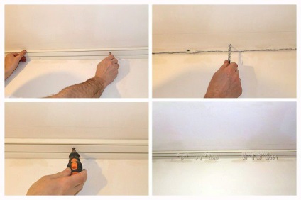 Cum să atașați o cornișă de tavan la sfaturi de instalare plafon, video