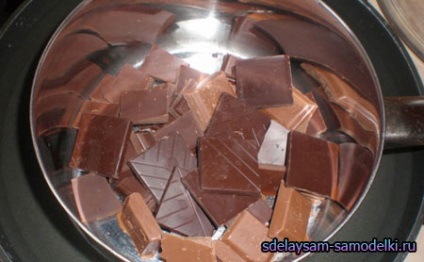 Cum se topește ciocolata și face din ea o ceașcă de ciocolată