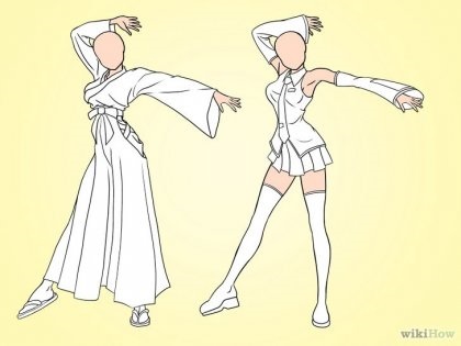 Cum să atragă îmbrăcămintea femeii în anime