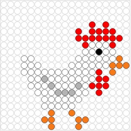 Cum sa-ti faci pui de mana (3d) de la o schema termo mozaica