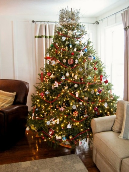 Cum să decorați un pom de Crăciun pentru noul an 2013, o casă de vis